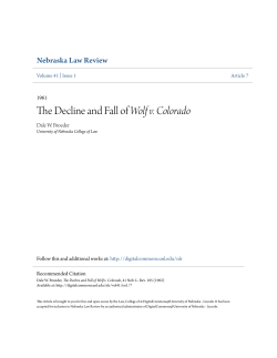 The Decline and Fall of Wolf v. Colorado