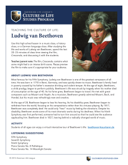 Ludwig van Beethoven - Culture of Life Studies