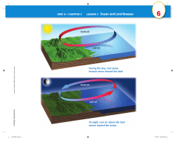 LESSON 3 Ocean and Land Breezes