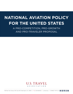 national aviation policy for the united states