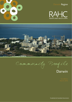 Community Profile - Remote Area Health Corps
