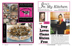 Ivey Loves Clams Gluten Free - Boating on the Hudson Articles