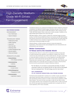 High-Density, Stadium- Grade Wi