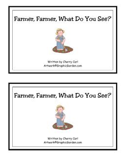 Farmer, Farmer, What Do You See?
