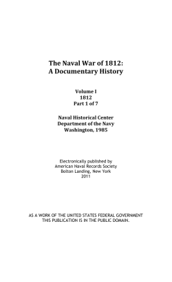 The Naval War of 1812