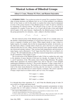 Musical Actions of Dihedral Groups