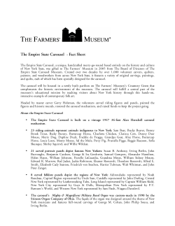 The Empire State Carousel - Fact Sheet