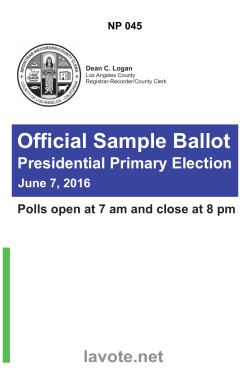 Sample Ballot - Glendale Votes