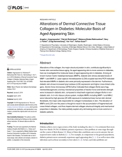 Alterations of Dermal Connective Tissue Collagen in Diabetes