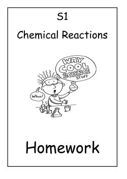 S1 Chemical Reactions