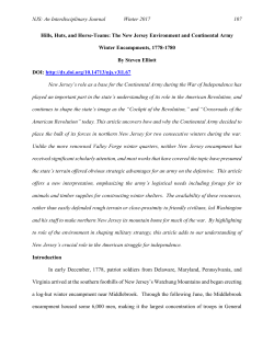 Print this article - New Jersey Studies