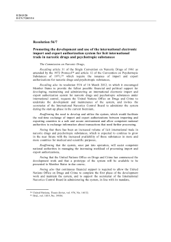 Resolution 56/7 - United Nations Office on Drugs and Crime