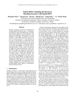 Match-SRNN: Modeling the Recursive Matching Structure