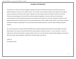 classical mythology - Waterford Public Schools