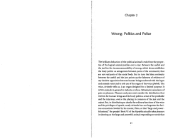 Wrong: Politics and Police