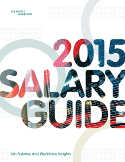 2015 Salary Guide: Job Salaries and Workplace Insights