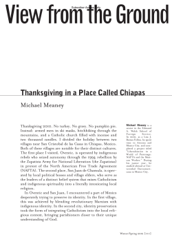 Thanksgiving in a Place Called Chiapas