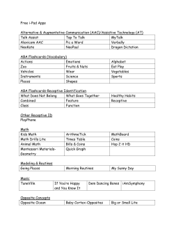 Free i-Pad Apps - Minot State University