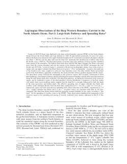 Lagrangian Observations of the Deep Western Boundary Current in