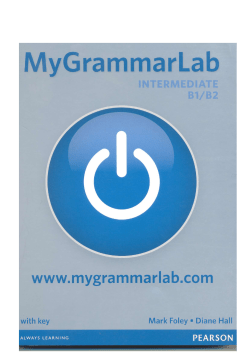 my grammarlab intermediate b1b2