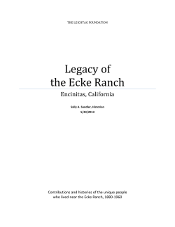Legacy of the Ecke Ranch - San Diego Botanic Garden