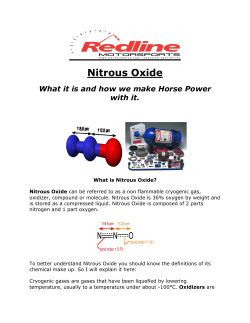 Nitrous Oxide - Redline Motorsports