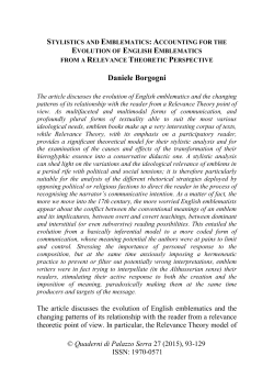 The main aim of a pragmatic theory is to explain how the hearer
