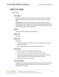 Bull`s Eye Math - College Readiness Assignments for Texas