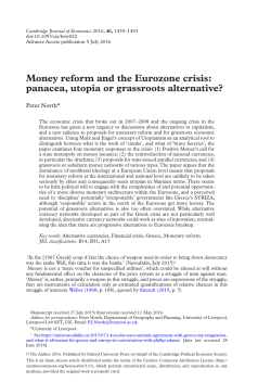 Money reform and the Eurozone crisis: panacea, utopia or