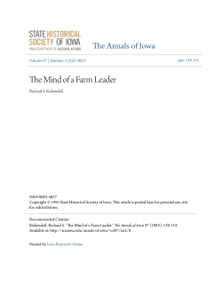 The Mind of a Farm Leader