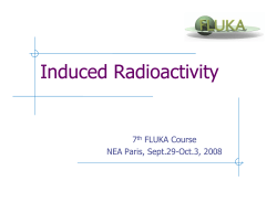 Induced Radioactivity