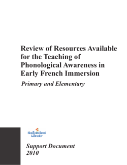 Cover - Phonological Awarenes