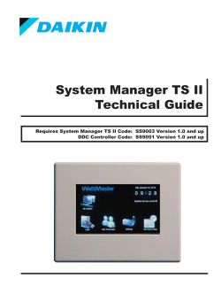 System Manager TS II Technical Guide