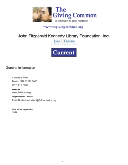 John Fitzgerald Kennedy Library Foundation, Inc.