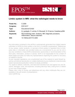 Limbic system in MRI: what the radiologist needs to know