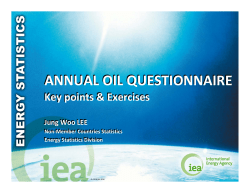 annual oil questionnaire