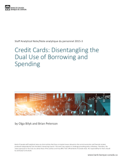 Credit Cards: Disentangling the Dual Use of
