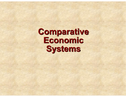 Comparative Economic Systems