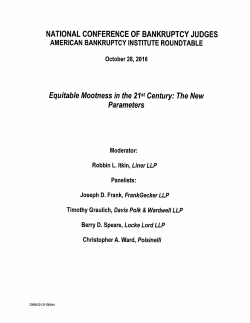 Equitable Mootness in the 21 st Century