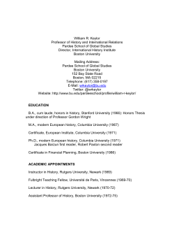 CV - Boston University