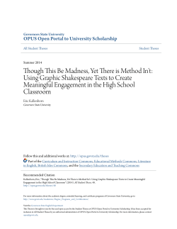 Though This Be Madness, Yet There is Method In`t: Using