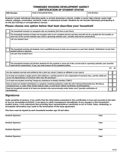 Please choose one option below that best describes your household