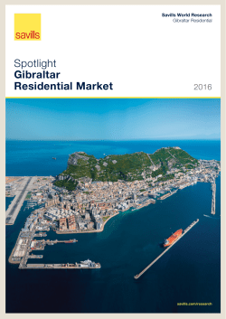 Spotlight Gibraltar Residential Market