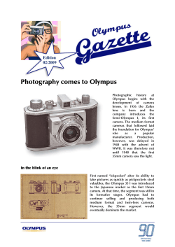 GAZETTE No 2 - Four Thirds User