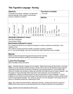 Title: Figurative Language