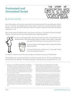 Footnoted and Annotated Script