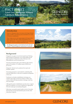 Land Use Rehabilitation