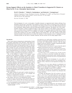 Strong Support Effects on the Insulator to Metal Transition in