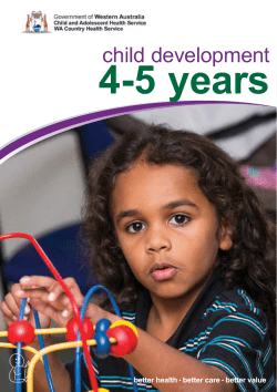 child development 4-5 years