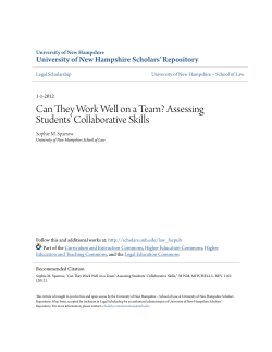Assessing Students` Collaborative Skills